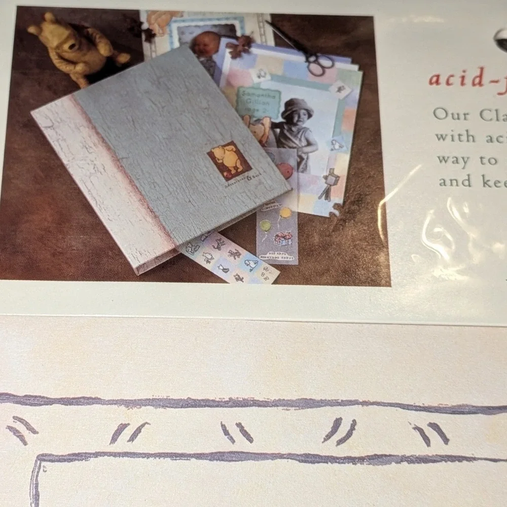 Classic Pooh Sweet Little Friends Scrapbook Page Kit Baby Theme Michel & Co NEW